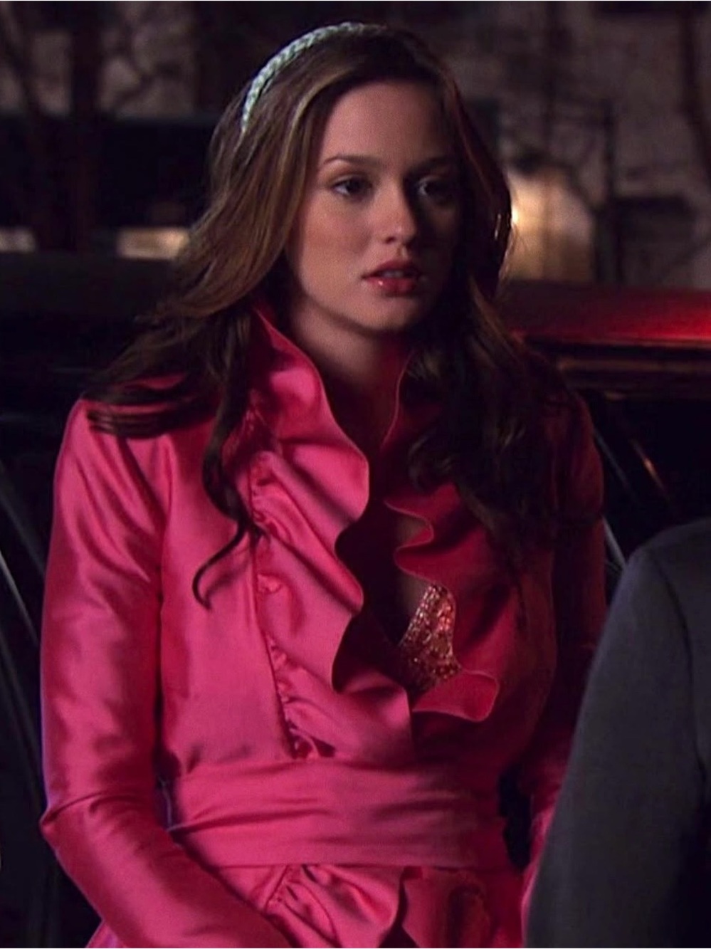 ASO Blair Waldorf Gossip Girl Milly Black Opera Coat